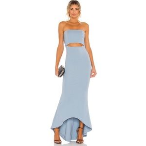 NBD gown maxi blue dress, June